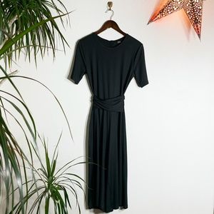 Black Rib Knit Jumpsuit